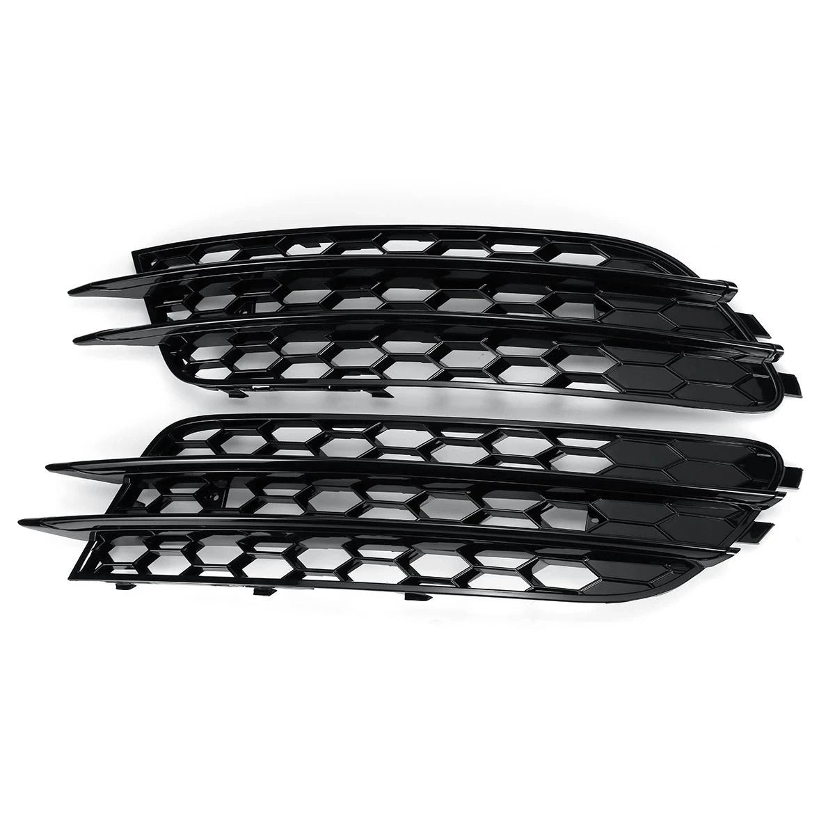 Grilles d’antibrouillard noires brillantes Audi A6 C7 (2012-2015)