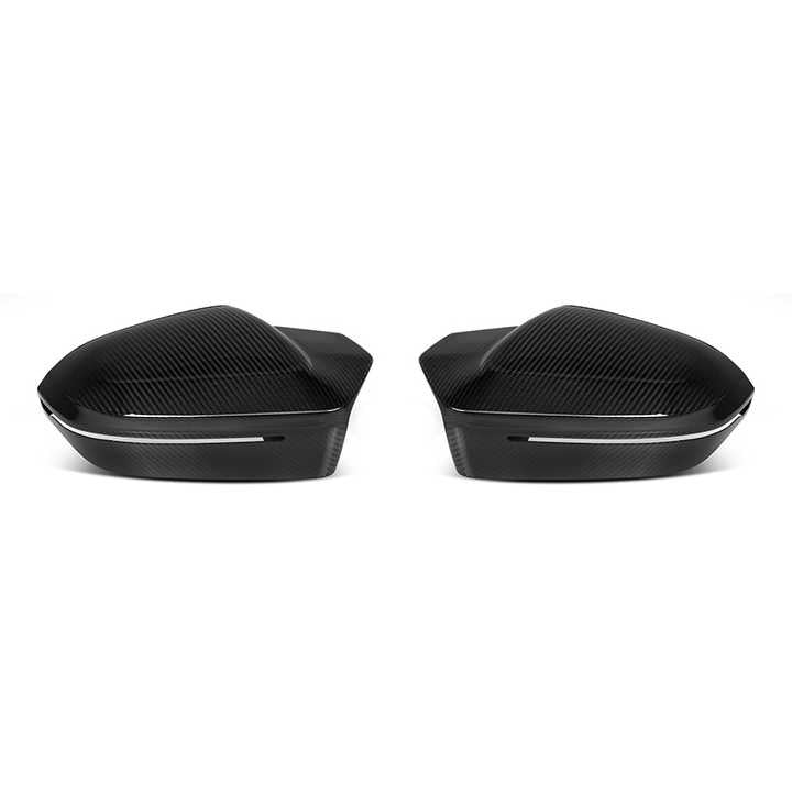 BMW Série 5 G60 G61 & M5 G90 G99 Style M Carbone Pré-imprégné Coques de rétroviseur par OPTIC (2024+)