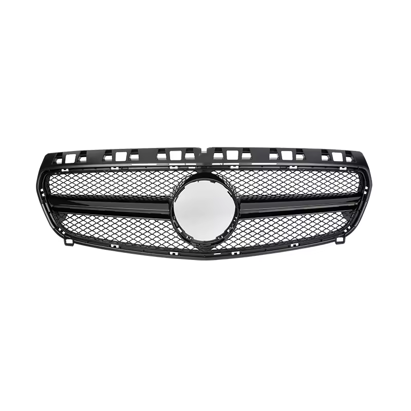 Mercedes A-Klasse W176 Hochglanz Schwarze AMG Style Grill (2012-2015)