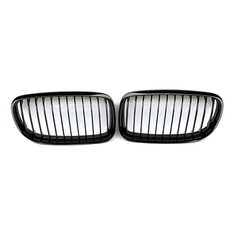 BMW 3er E90/E91 LCI Hochglanz Schwarze Einzellamellen Nieren Grill (2009-2013)
