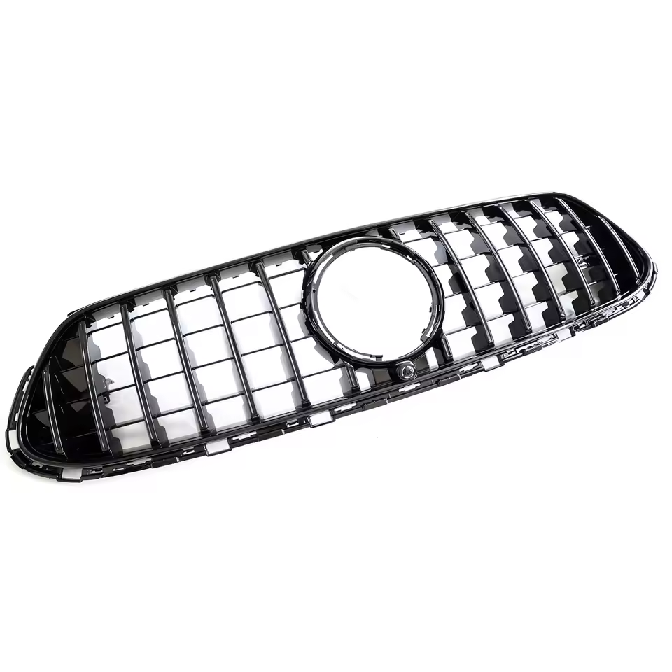 Mercedes GLE W166 SUV Hochglanz Schwarze Panamericana GT Style Grill (2015-2019)