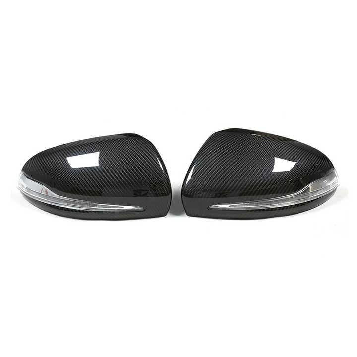 Mercedes W205/W213/W222/C257 Pre-Preg Dry Carbon Fibre Mirror Covers By OPTIC (2014-2021)