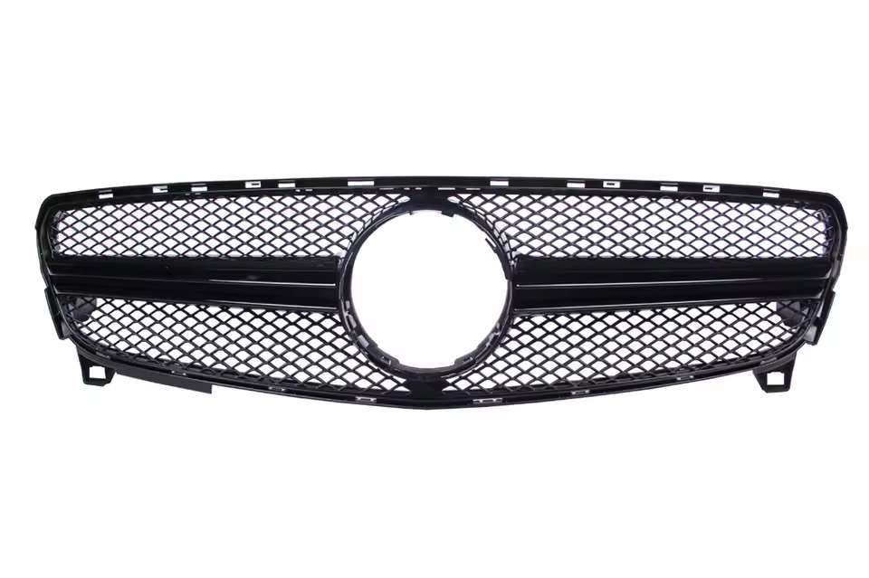 Mercedes A-Klasse W176 Facelift Hochglanz Schwarze AMG Style Grill (2016-2018)