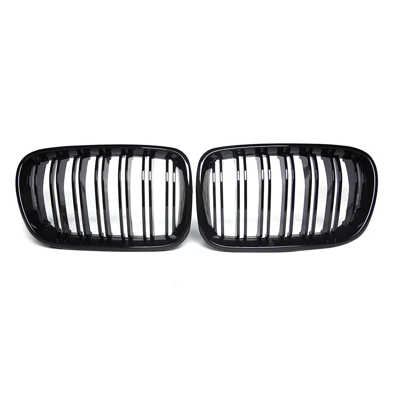BMW X3/X4 F25/F26 Schwarz Hochglanz Doppellamellen Nieren Grill (2010-2013)
