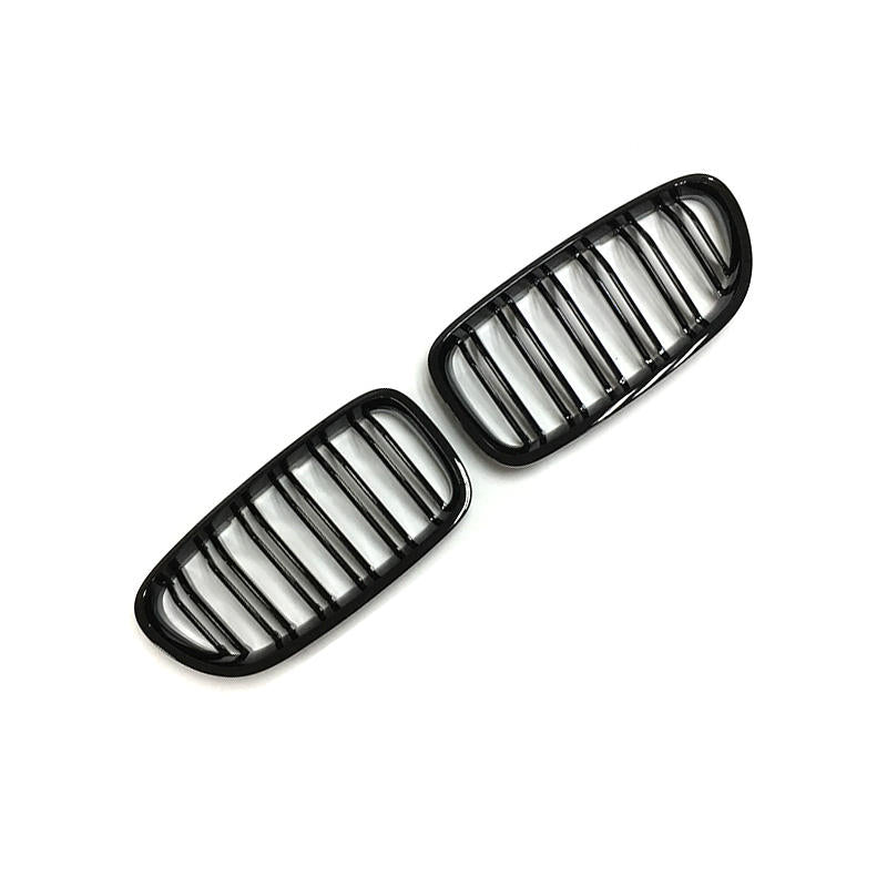 BMW 5er / M5 F10/F11 Hochglanz Schwarze Doppellamellen Nieren Grill (2010-2017)