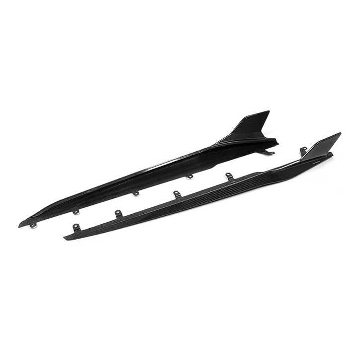 BMW Série 8 G14 G15 & M8 F91 F92 pré-imprégné Carbone Extensions de bas de caisse Par Sooqoo (2018+)