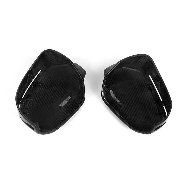 BMW Série 5 G60 G61 & M5 G90 G99 Style M Carbone Pré-imprégné Coques de rétroviseur par OPTIC (2024+)
