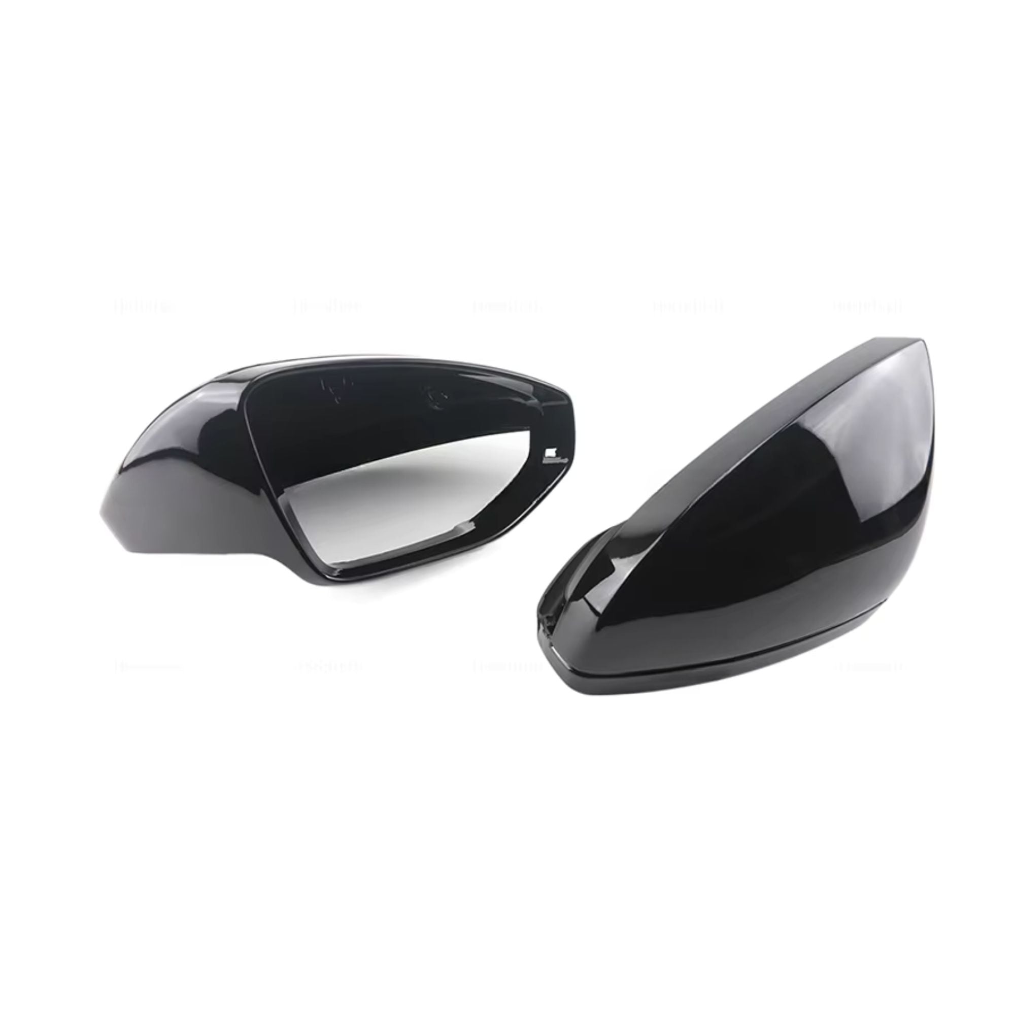 Audi A6 S6 RS6 C8 und A7 A8 Schwarz Hochglanz Spiegelkappen (2019-2023)