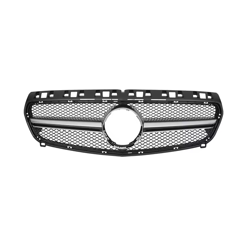 Mercedes A-Klasse W176 Hochglanz Schwarze AMG Style Grill (2012-2015)