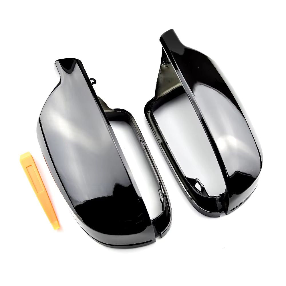 Noir brillant Coques de rétroviseur Pour AUDI A3 S3 8P (2009-2013)