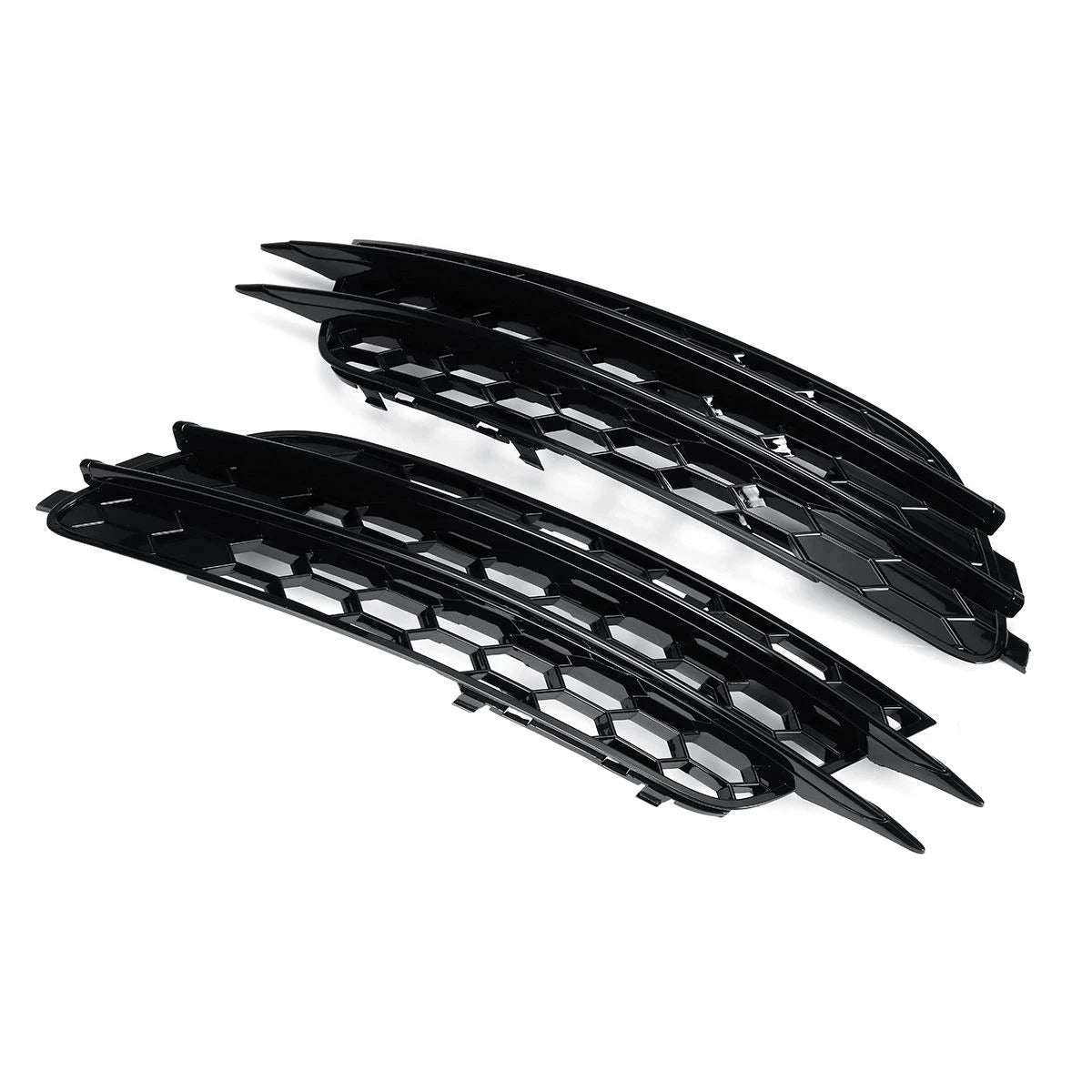 Grilles d’antibrouillard noires brillantes Audi A6 C7 (2012-2015)
