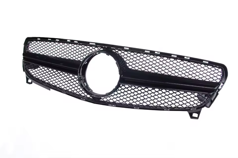 Mercedes A-Klasse W176 Facelift Hochglanz Schwarze AMG Style Grill (2016-2018)
