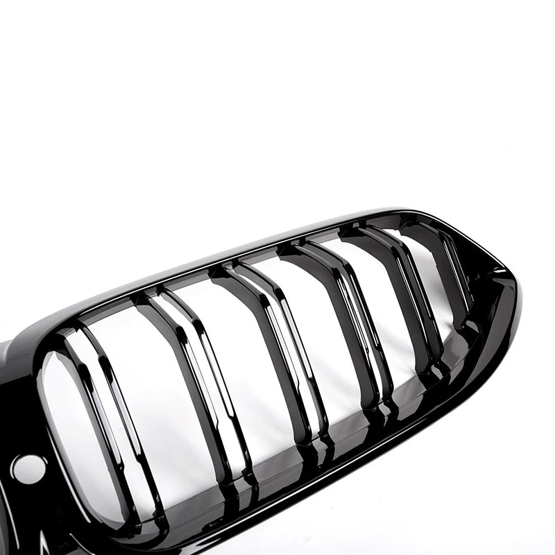 BMW 8er G14/G15/G16 Schwarz Hochglanz Doppellamellen Nieren Grill (2018-2022)