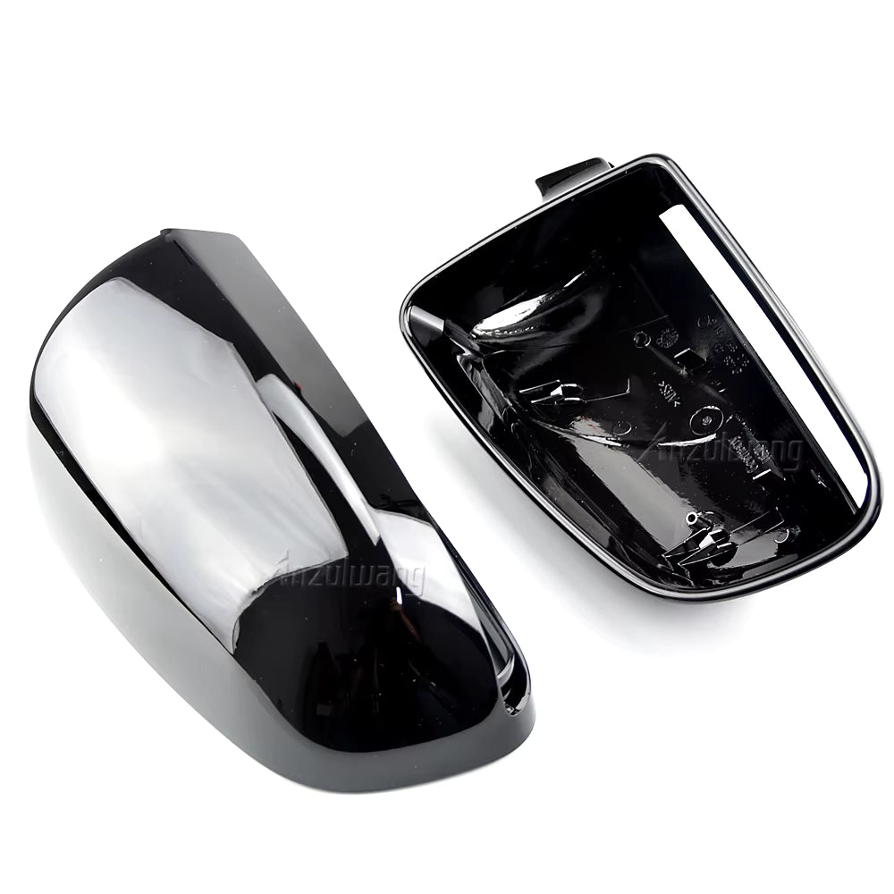 Audi A4/S4/RS4 B7 A3/S3/RS3 8P A6/S6/RS6 C6 Hochglanz Schwarze Spiegelkappen (2005-2008)