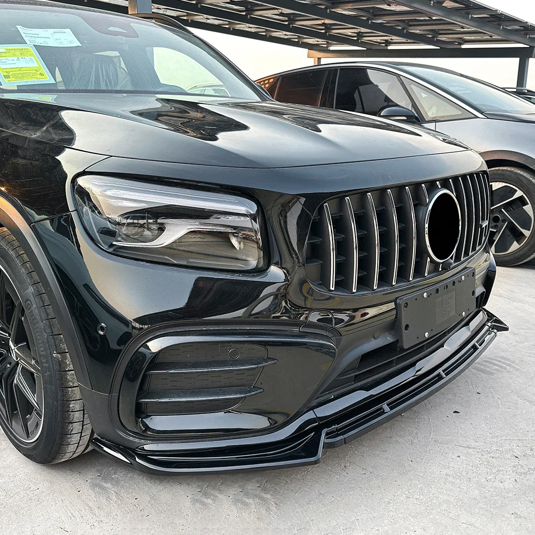 Mercedes GLA X247 Hochglanz Schwarze Frontlippe Splitter (2020-2023)