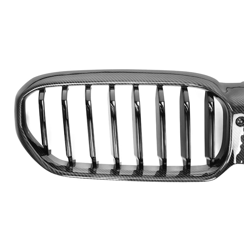 BMW Série 5 G30 & M5 F90 LCI Calandre à une seule lame en carbone (2021-2023)