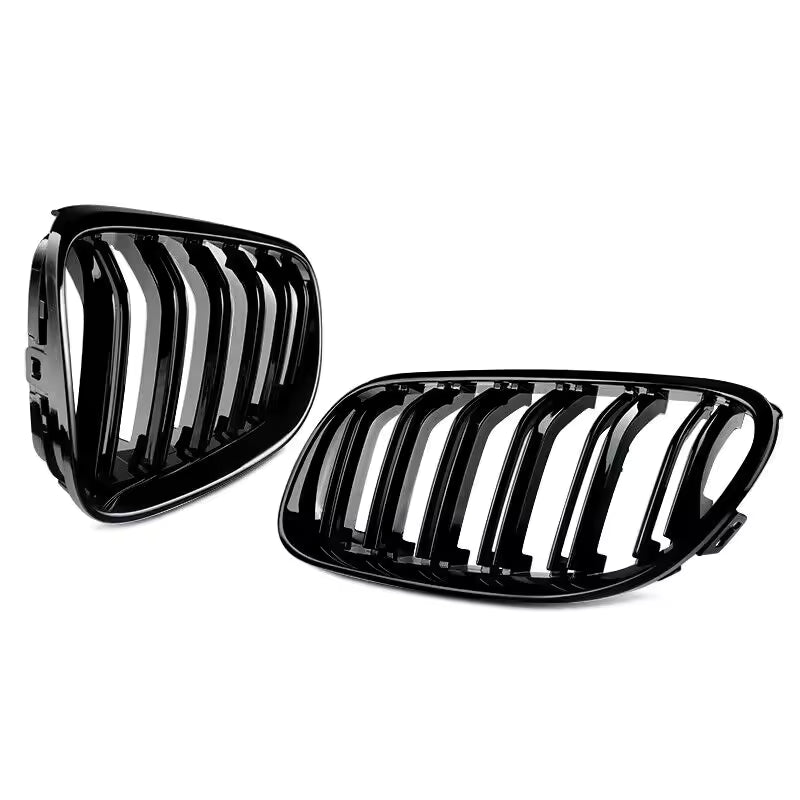 <tc>BMW 3er E92/E93 LCI Hochglanz Schwarze Doppellamellen Nieren Grill (2010-2013)</tc>