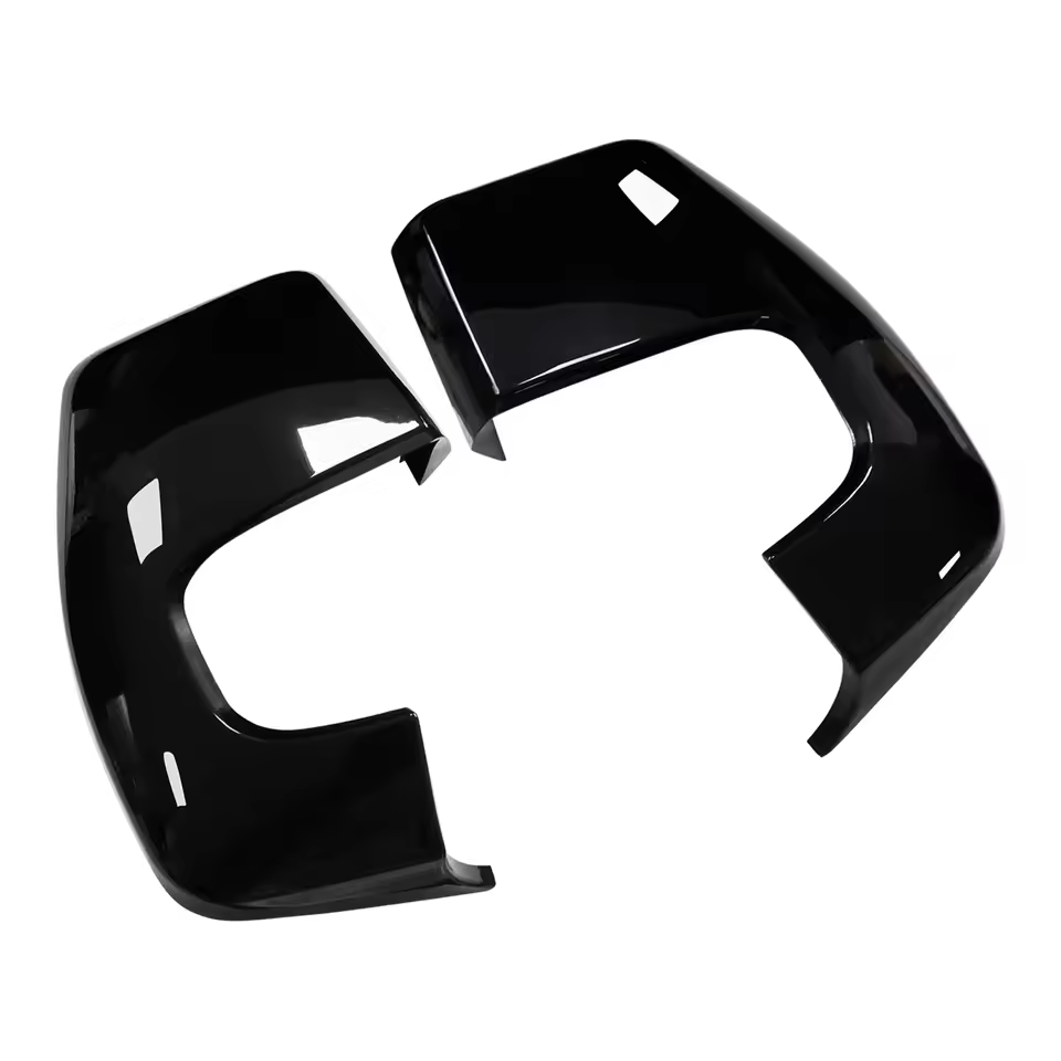 Ford Transit Custom Hochglanz Schwarze Spiegelkappen (2012-2020)