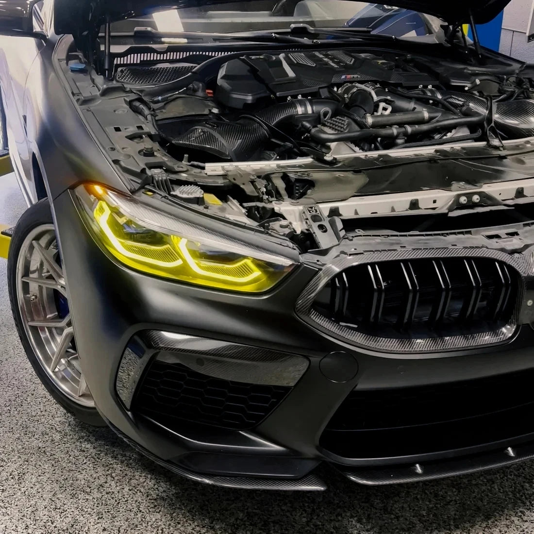 Ensemble de modules LED DRL jaunes style CSL pour BMW Série 8 (G14/G15/G16) & M8 (F91/F92/F93)