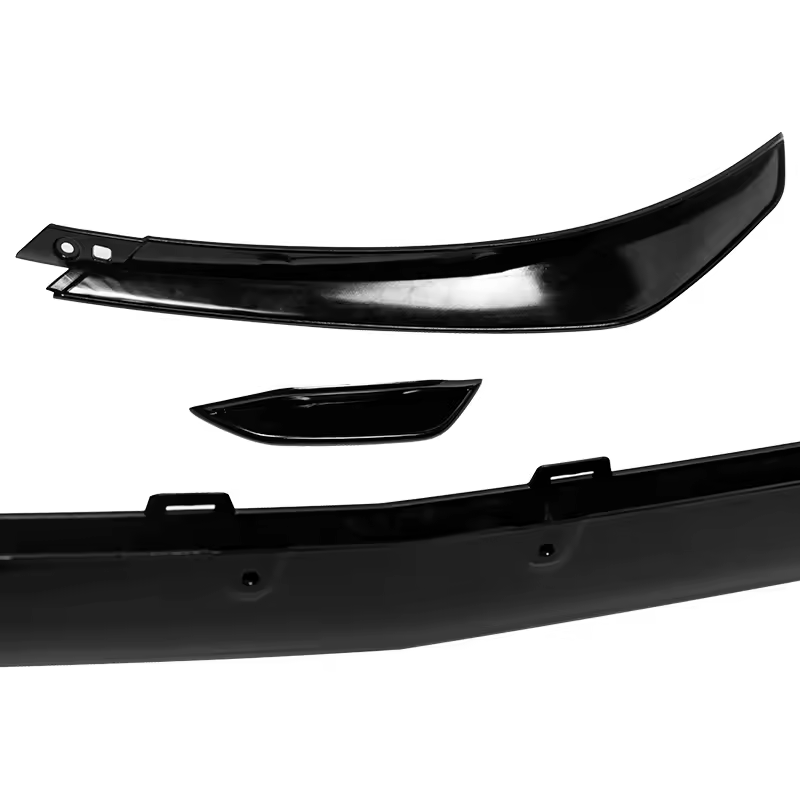 Mercedes GLA H247 Hochglanz Schwarze Frontlippe Splitter (2020-2023)