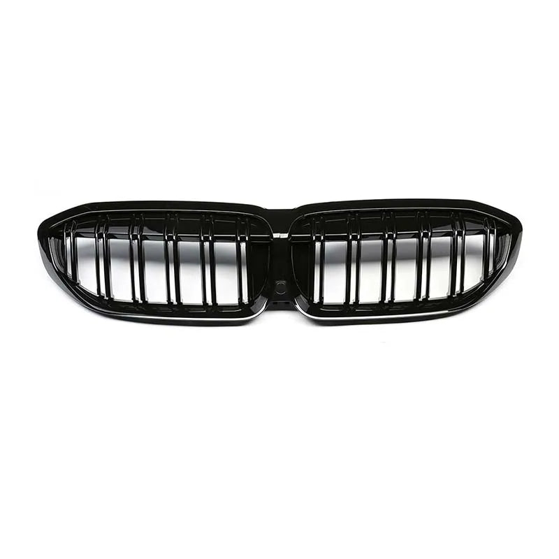 <tc>BMW 3er G20/G21 Pre-LCI Schwarz Hochglanz Doppellamellen Nieren Grill (2019-2022)</tc>
