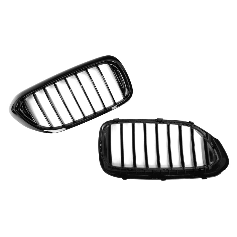 BMW 5er G30 und M5 F90 Schwarz Hochglanz Einzelner Lamellen Nieren Grill (2017-2020)