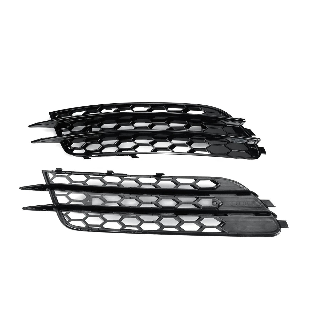 Grilles d’antibrouillard noires brillantes Audi A6 C7 (2012-2015)
