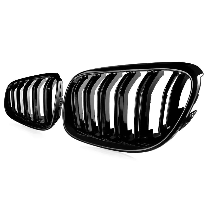 <tc>BMW 3er E92/E93 LCI Hochglanz Schwarze Doppellamellen Nieren Grill (2010-2013)</tc>