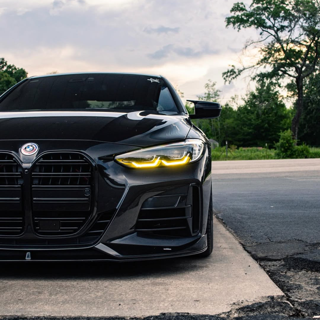 Gelbe CSL-Stil DRL LED-Module für BMW 4er G22/G23/G26 (2021-2025)