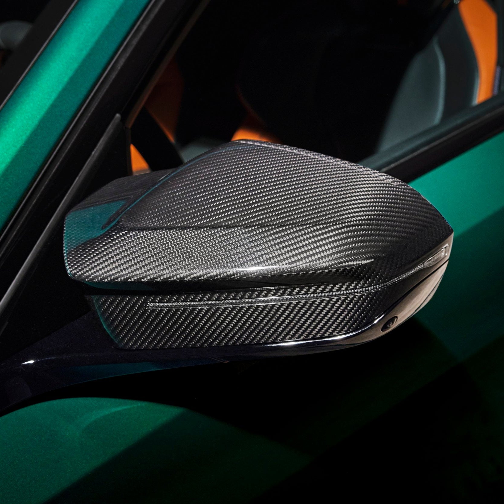 BMW Série 5 G60 G61 & M5 G90 G99 Style M Carbone Coques de rétroviseur (2024+)