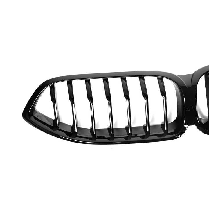 BMW 8er G14/G15/G16 Schwarz Hochglanz Einzelner Lamellen Nieren Grill (2018-2022)