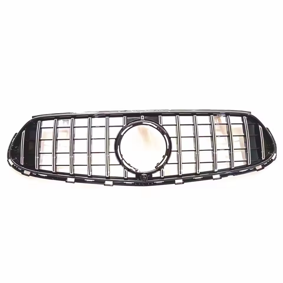 Mercedes GLE W166 SUV Hochglanz Schwarze Panamericana GT Style Grill (2015-2019)
