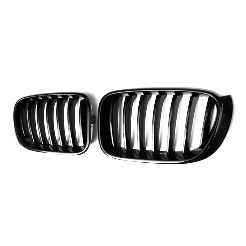 BMW X3/X4 F25/F26 LCI Schwarz Hochglanz Einzellamellen Nieren Grill (2014-2018)
