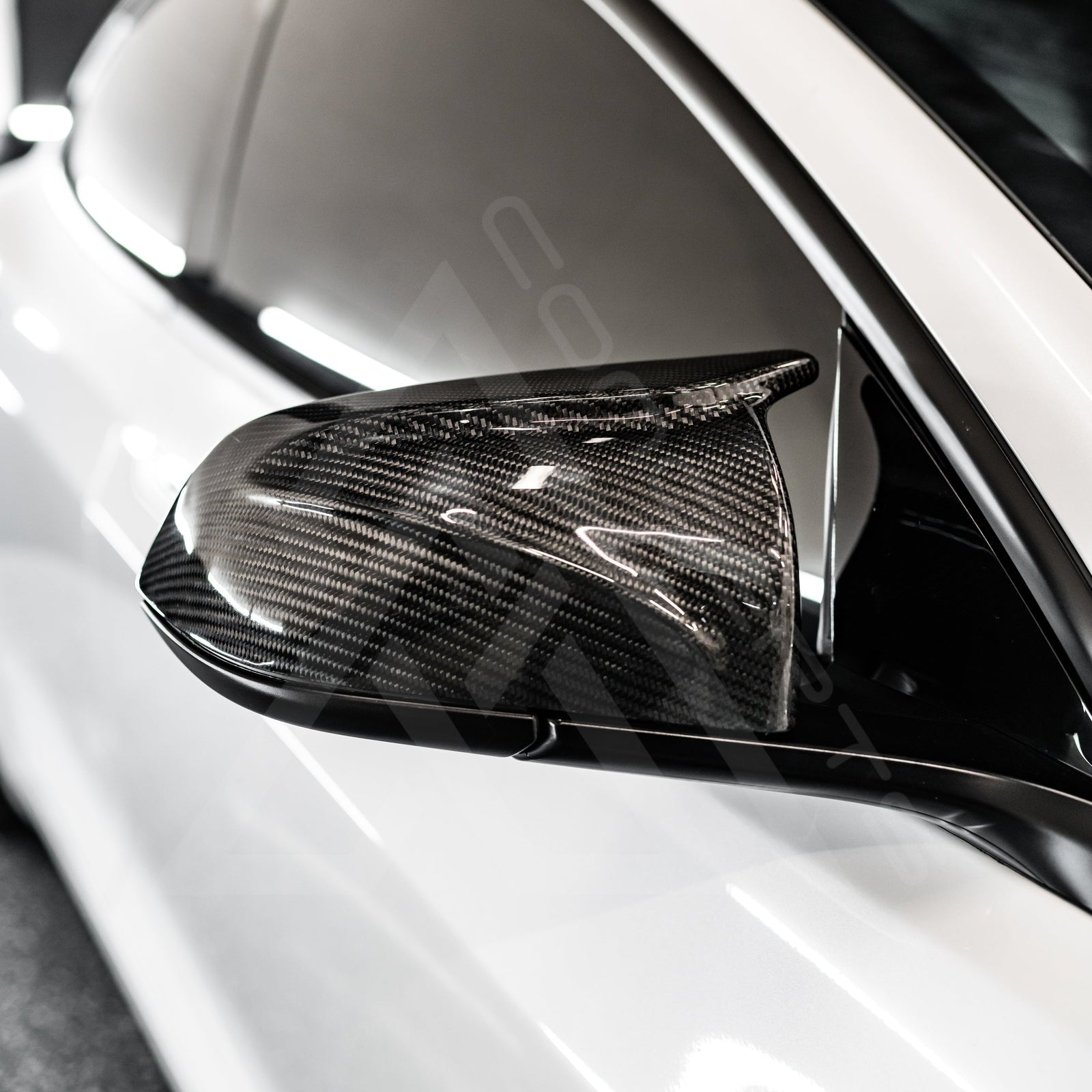 Tesla Model Y M-Style Carbon Fibre Mirror Covers (2020-2024)