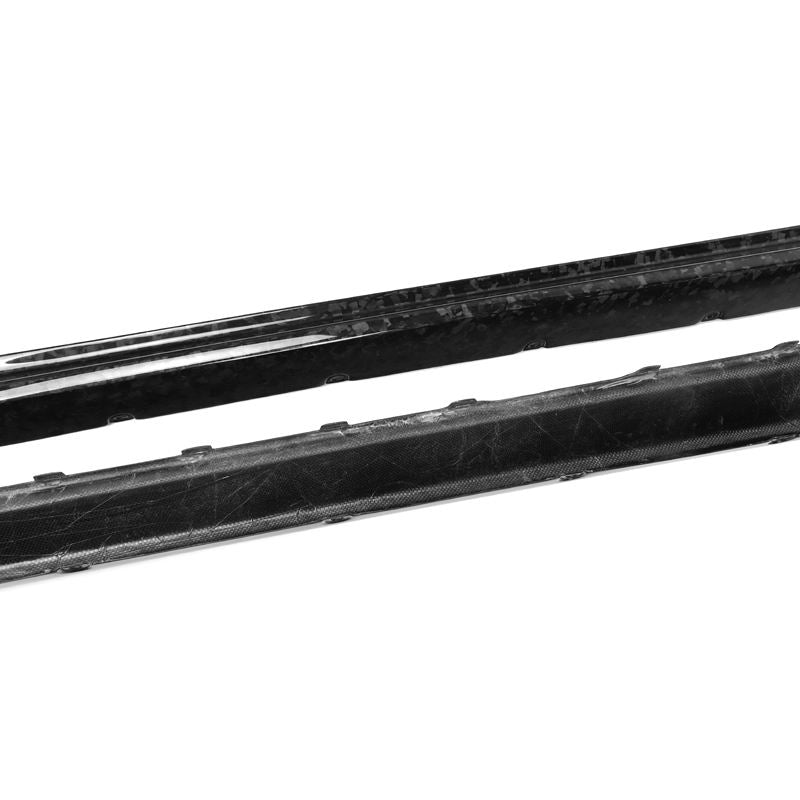 BMW M3 G80 G81 / M4 G82 G83 Forgé à sec pré-imprégné Carbone Extensions de bas de caisse par OPTIC (2021+)