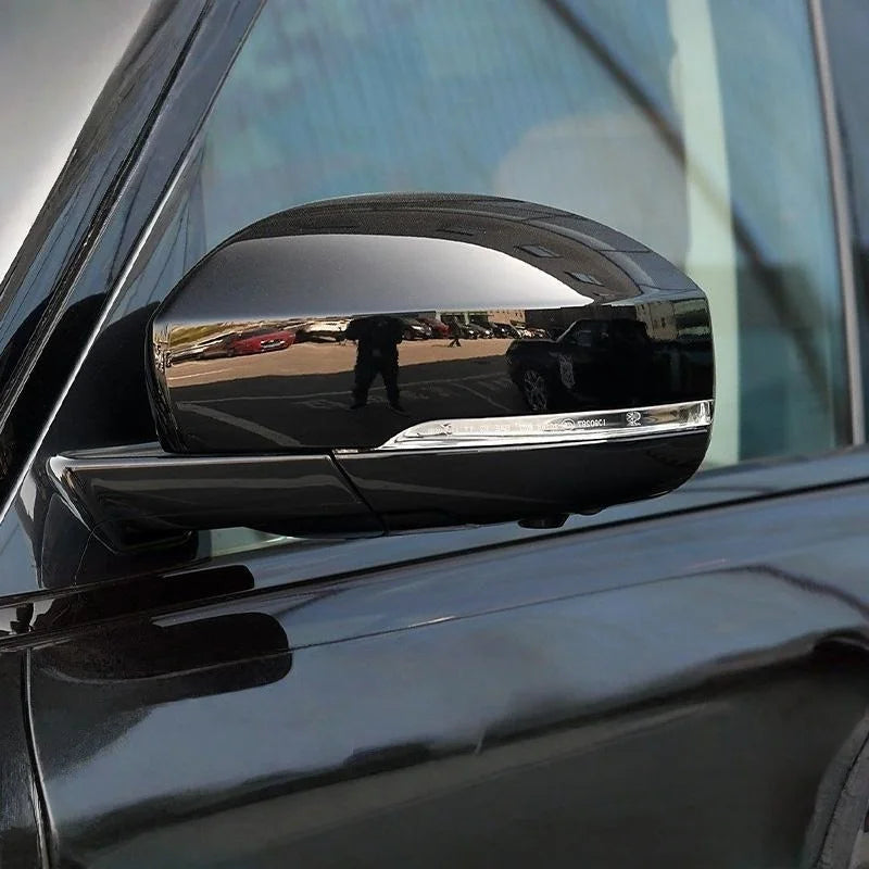 Range Rover Sport/Vogue Facelift L494/L405 Hochglanz Schwarze Spiegelkappen (2018-2022)