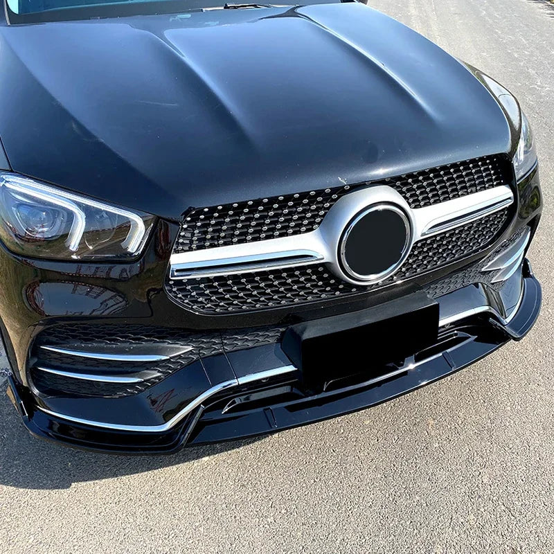Mercedes GLE W167/C167 Coupé Hochglanz Schwarze Frontlippe (2019-2023)