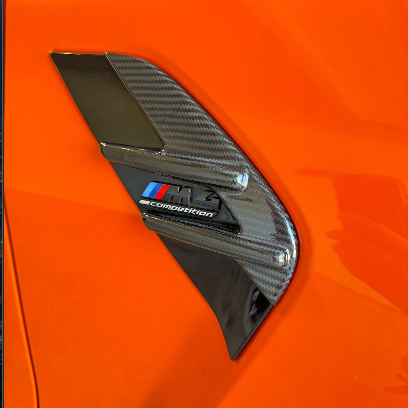 BMW M3 / M4 G80/G81/G82/G83 Prepreg-carbon Seitliche Kotflügelverkleidung von OPTIC (2021+)