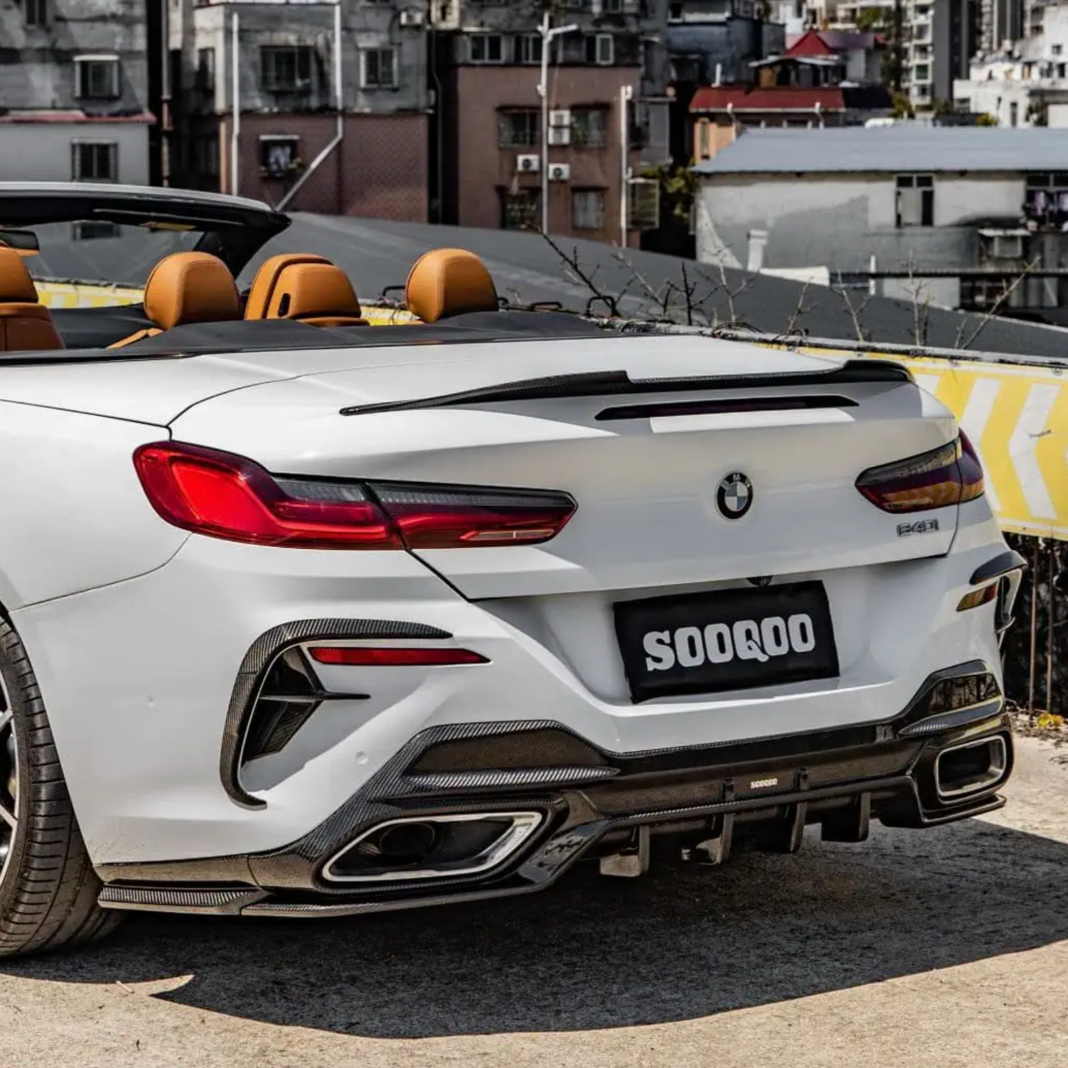 BMW 8er G14 G15 M-Sport Pre-Preg Carbon Diffusor von Sooqoo (2018+)