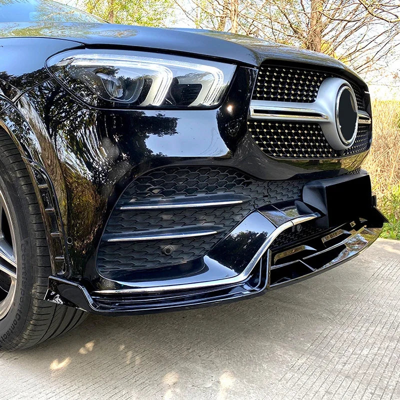Mercedes GLE W167/C167 Coupé Hochglanz Schwarze Frontlippe (2019-2023)
