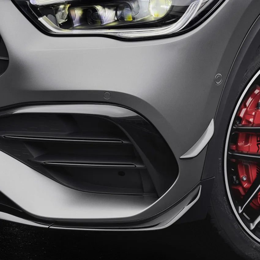 Mercedes GLA H247 Hochglanz Schwarze Frontlippe Splitter (2020-2023)