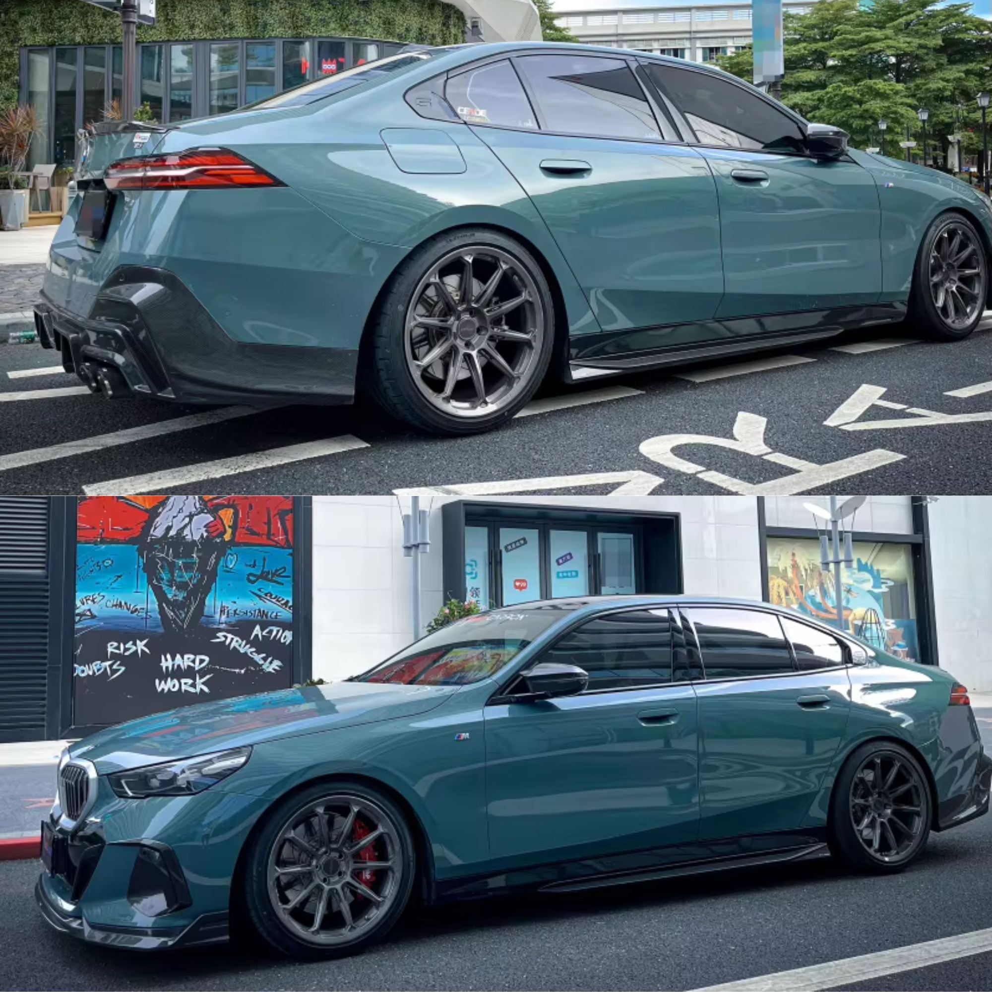 BMW 5er G60 G61 Prepreg-carbon Tk Stil Seitenschweller von OPTIC (2024+)