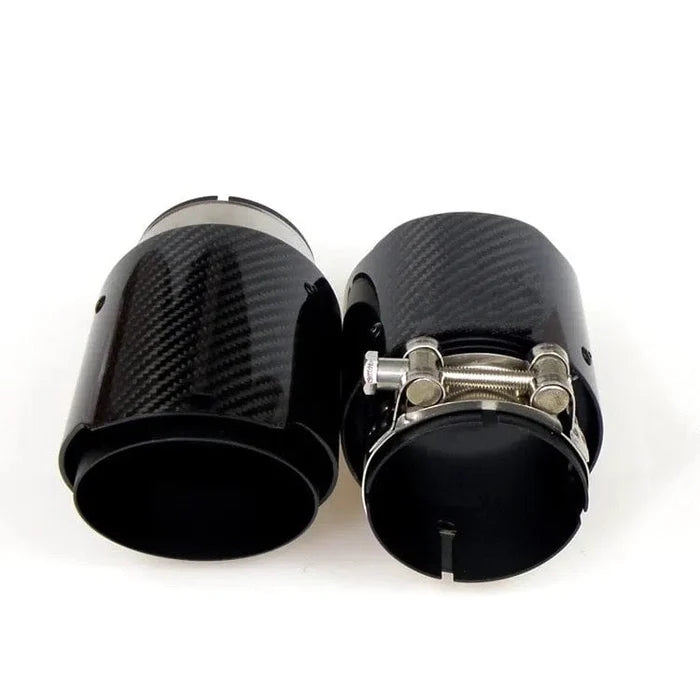 BMW M2 F87 Slash Cut Carbon Exhaust Tips
