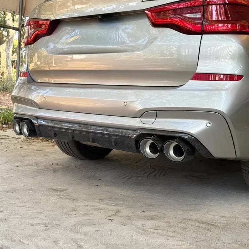 BMW X5M F95 | X6M F96 Slash Cut Carbon Exhaust Tips