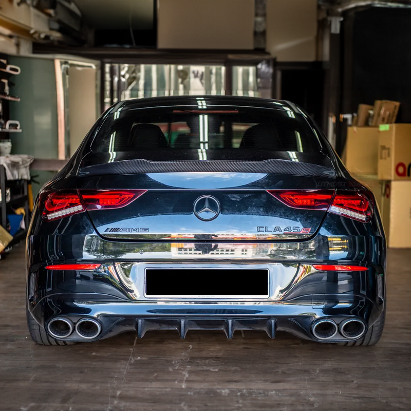 Mercedes CLA W118 PrePreg Carbon FD Style Heckspoiler (2019+)