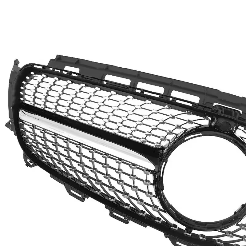 Mercedes Classe E W213 Calandre style diamant noir brillant chrome (2016-2020)