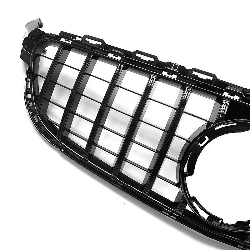 Mercedes C-Klasse C63 W205/C205 Hochglanz Schwarze Panamericana GT Style Grill (2019-2021)