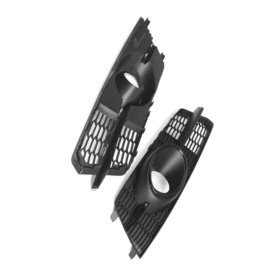 Grilles d’antibrouillard noir brillant Audi A6 S-Line / S6 C7 Facelift (2016-2018)