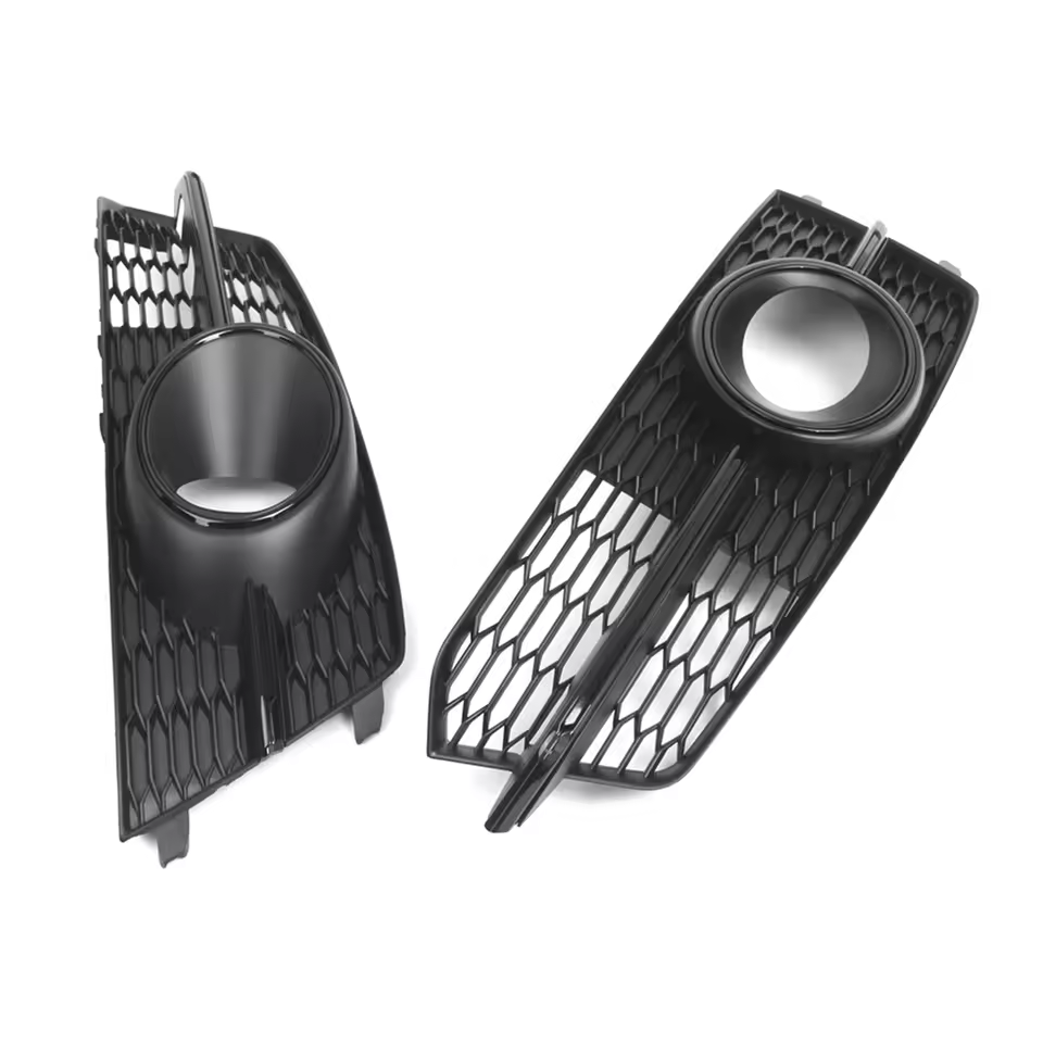 Grilles d’antibrouillard noir brillant Audi A6 S-Line / S6 C7 Facelift (2016-2018)