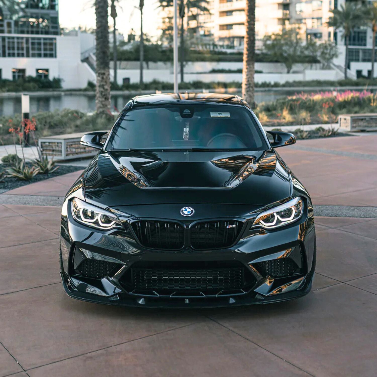 BMW M2 F87 Carbone Becquet avant 3D Style (2015-2018)